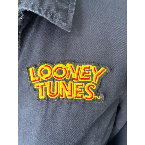 Looney Tunes That's All Folks Blue Jacket Sz S - Picture 3 of 6